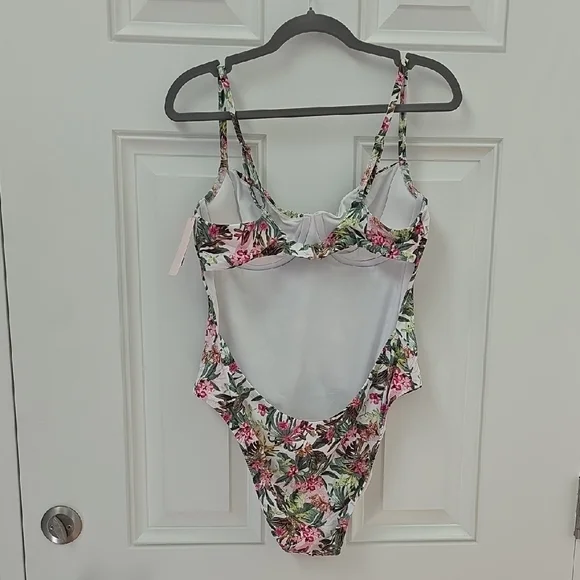 Victoria's Secret Pink Floral Swimwear. Size XL. NWT - Picture 5 of 10